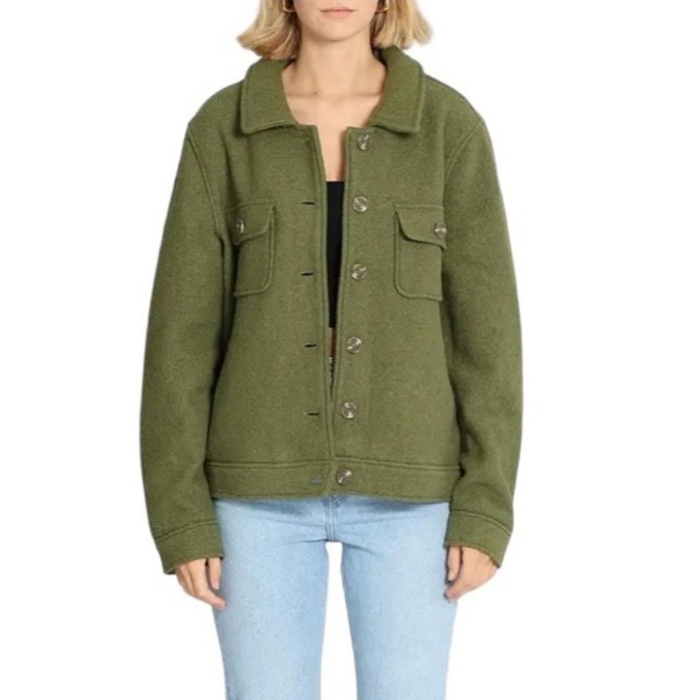 Joie Olive Wool Jacket Sz Small